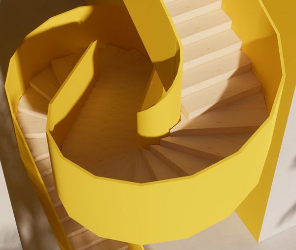 L’escalier jaune